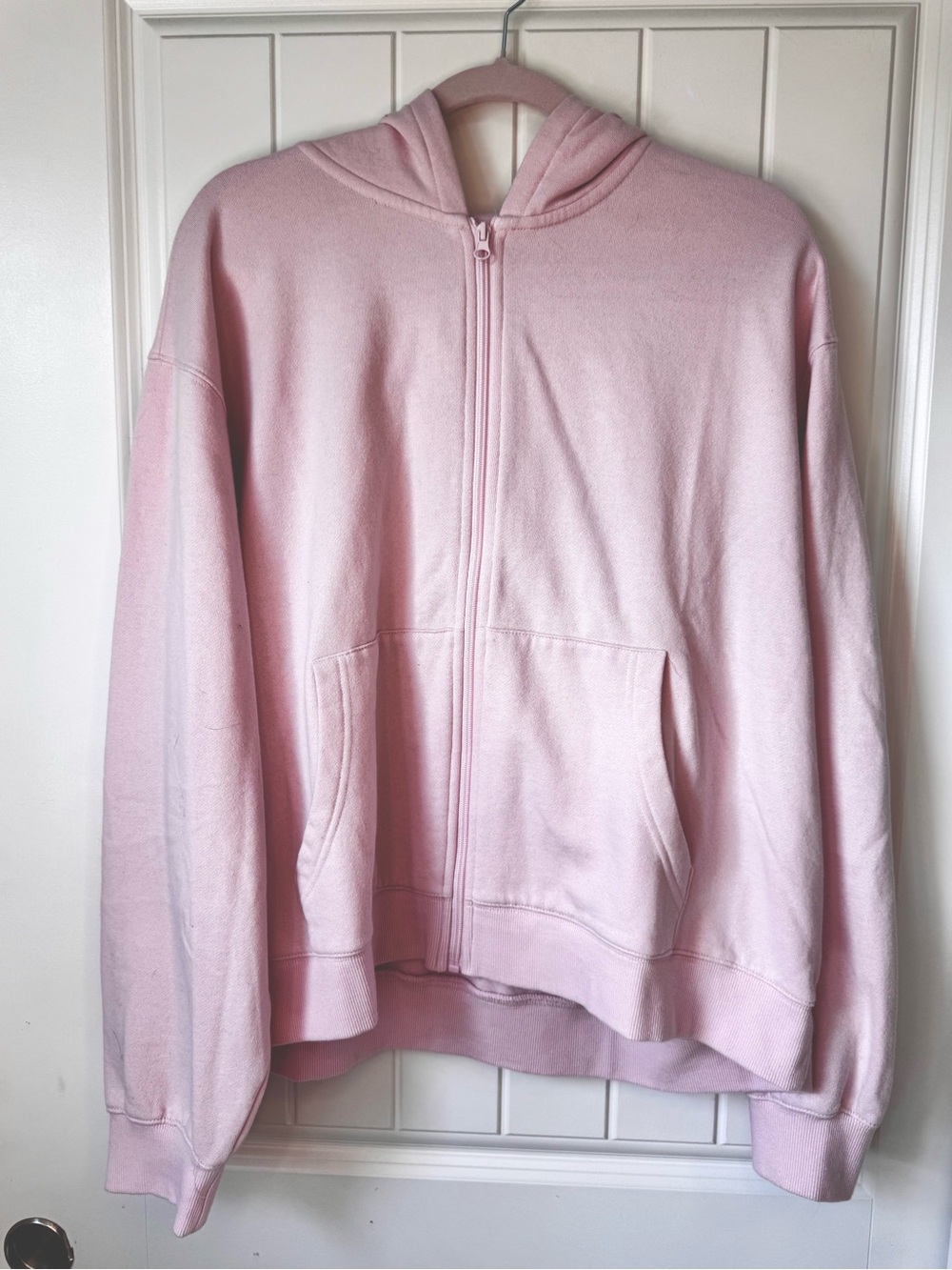 Aeropostale Cloud Soft Baby Pink Zip Up Hoodie